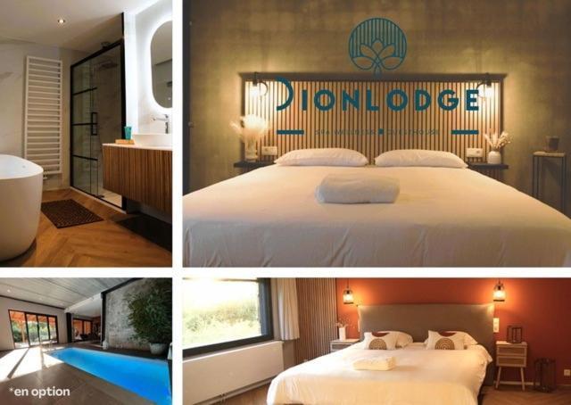 Dionbulles & Dionlodge Guesthouse, Private Wellness Pool In Option Chaumont-Gistoux エクステリア 写真